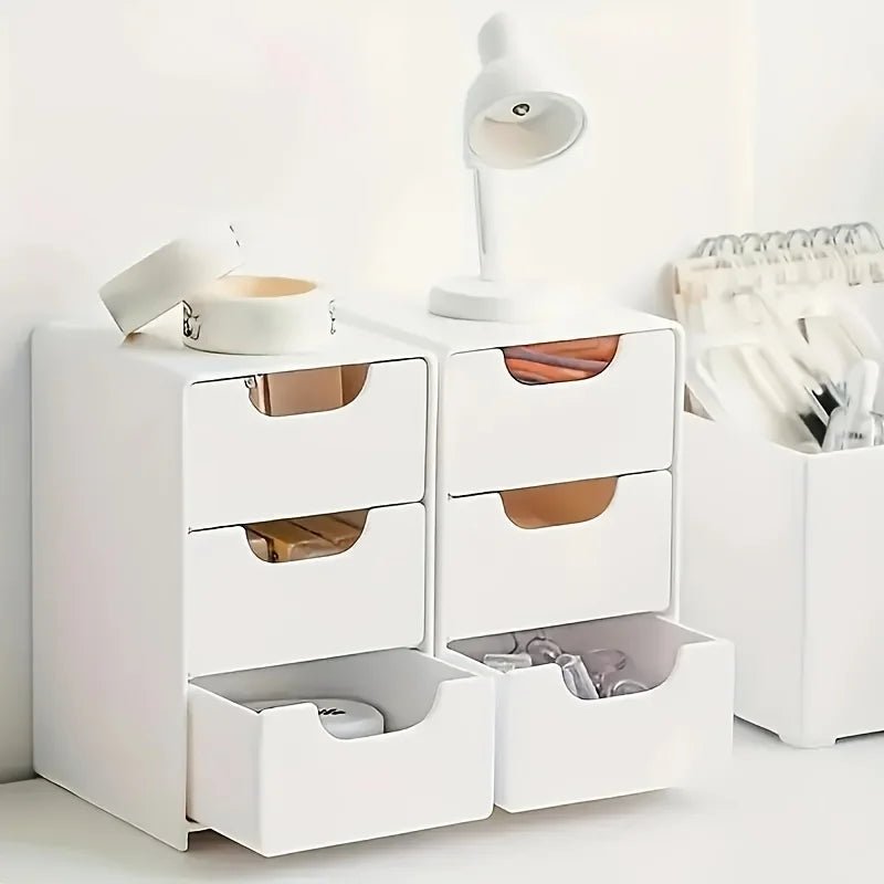 3-Tier Desk Organiser with Drawers – Office, Jewellery & Cosmetics Storage - All Goodz ZA