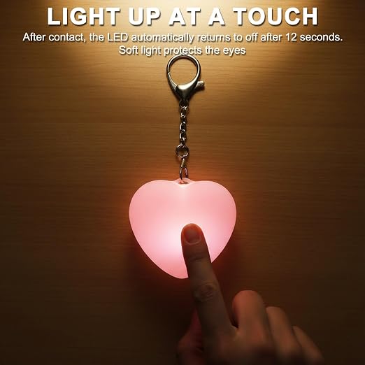 Rechargeable Heart Handbag Light | Pink Bag Keychain Light