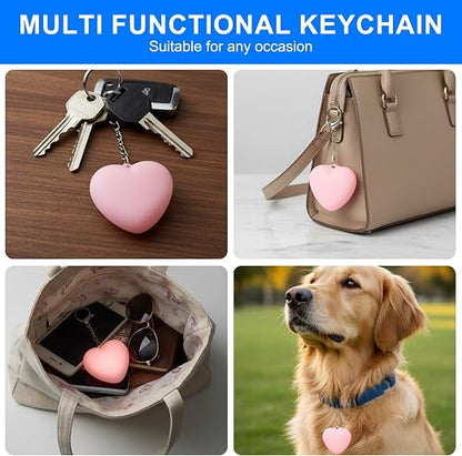 Rechargeable Heart Handbag Light | Pink Bag Keychain Light