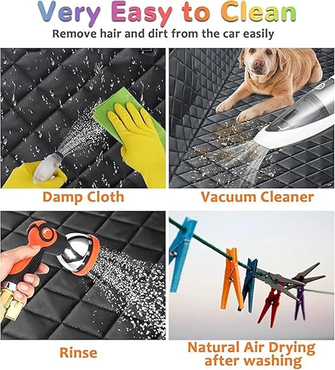 Dog Car Seat Cover & Hammock with Storage Pockets - All Goodz ZA