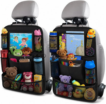 Kids Car Backseat Organiser with LCD Drawing Tablet - All Goodz ZA