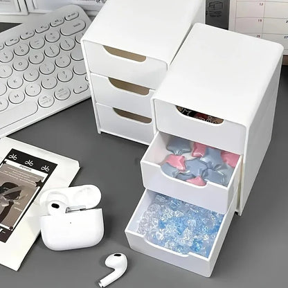 3-Tier Desk Organiser with Drawers – Office, Jewellery & Cosmetics Storage - All Goodz ZA