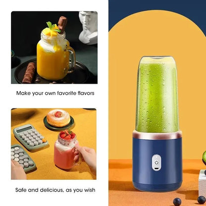 Portable USB Mini Blender Juicer Cup – 6-Blade Personal Smoothie Maker - All Goodz ZA