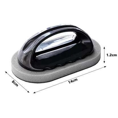 2-in-1 Magic Nano Emery Cleaning Sponge – Scrub & Knife Sharpener with Ergonomic Handle - All Goodz ZA