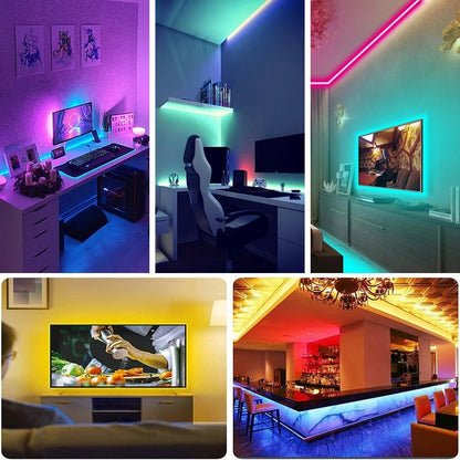 RGB LED Strip Lights with IR Remote Control – USB Powered | 1m to 20m - All Goodz ZA