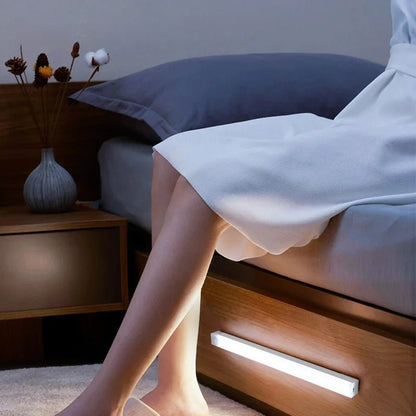USB Rechargeable Motion Sensor LED Bar Light – Magnetic Cabinet Night Light | 10–50cm - All Goodz ZA