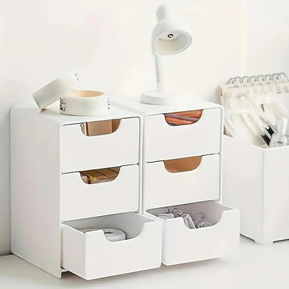 3-Tier Desk Organiser with Drawers – Office, Jewellery & Cosmetics Storage - All Goodz ZA