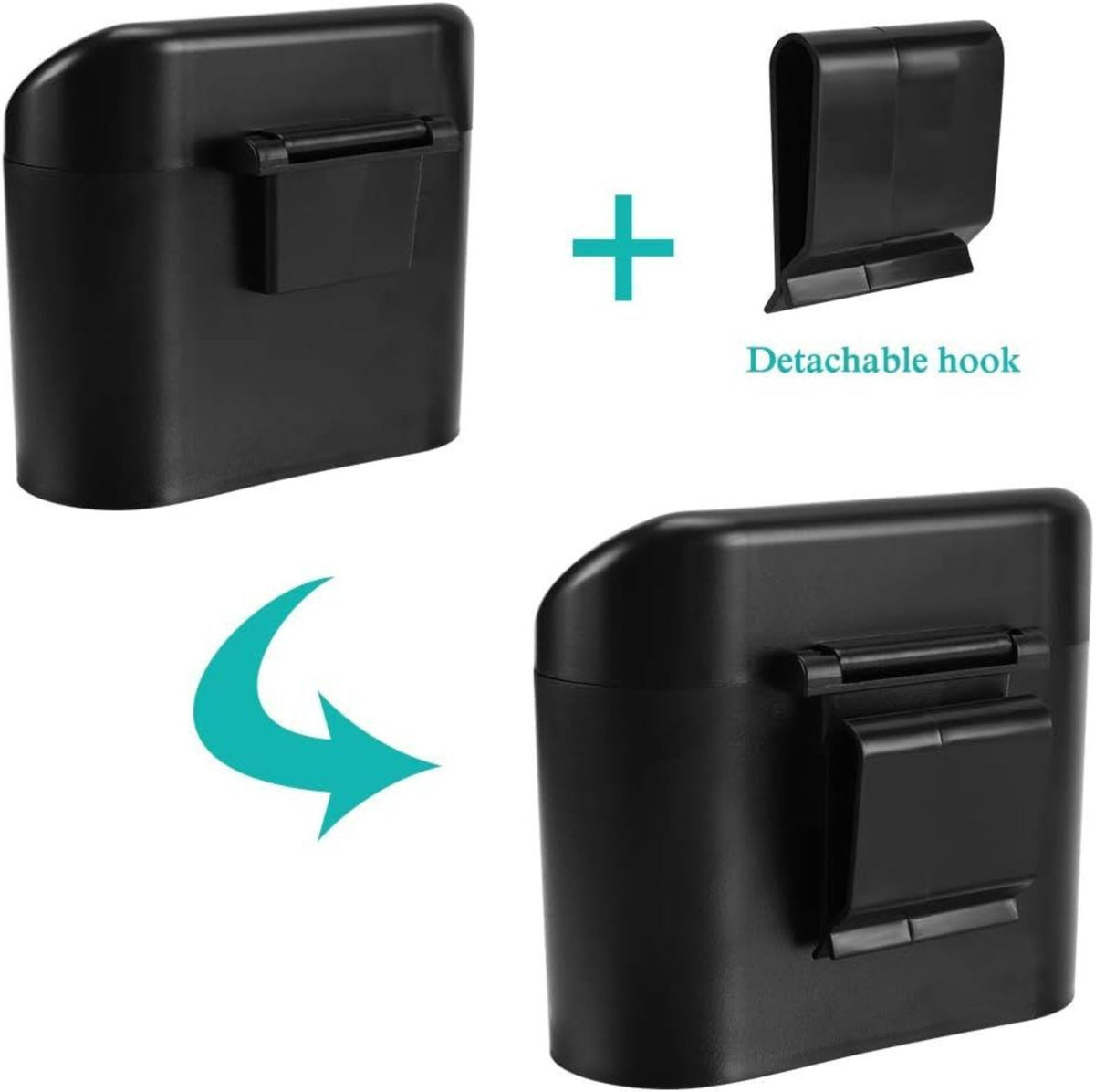 Mini Car Trash Can with Push-Lid | Car Door, Armrest & Desk - All Goodz ZA