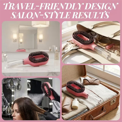 Pink Misting Hair Brush Set | 2-Piece or 4-Piece