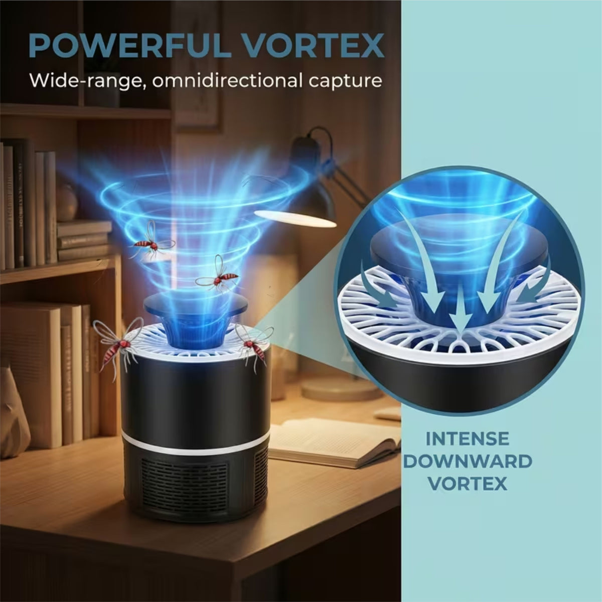Mosquito Zapper Lamp – White