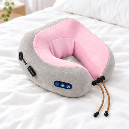 Bluetooth Sleep Mask & Massage Neck Pillow | Travel Duo